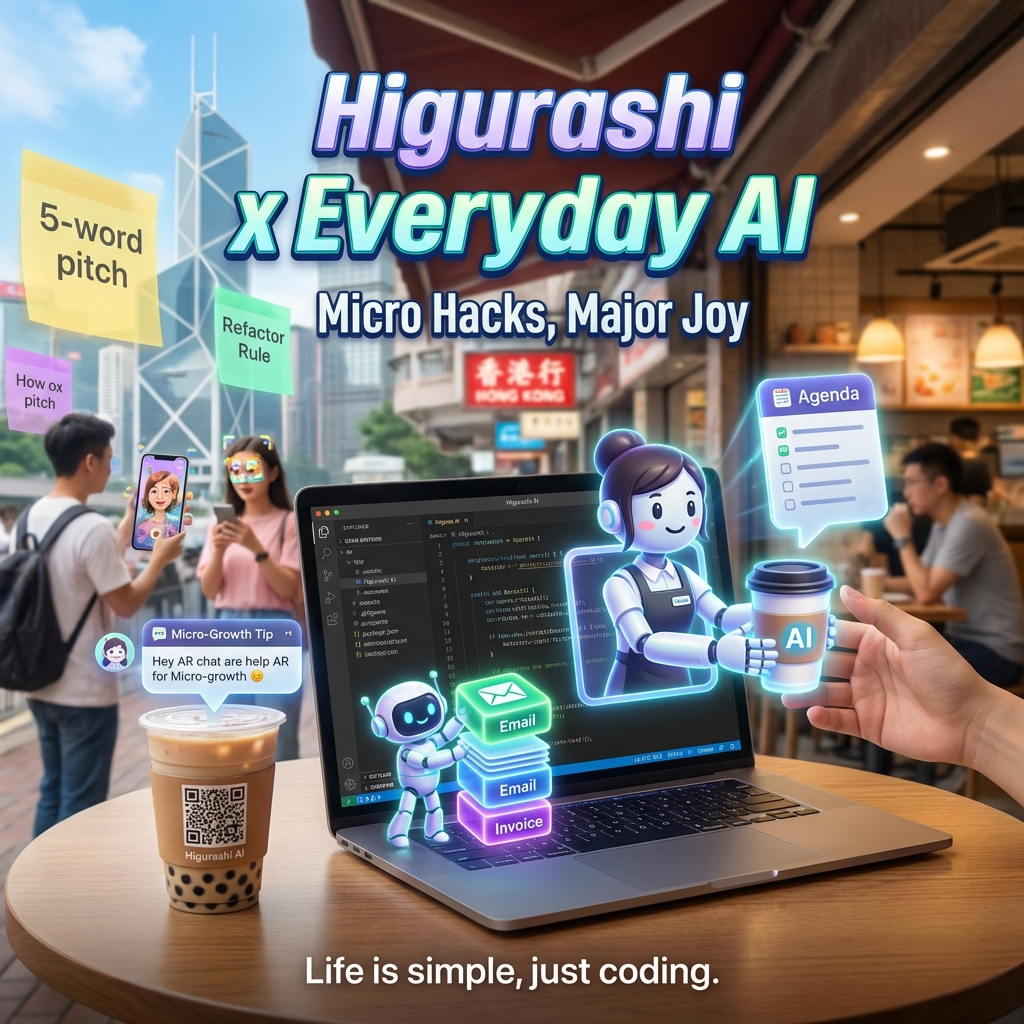 Higurashi x Everyday AI — A Playful Cross‑Over Campaign to Make Life Simple (and Shareable)