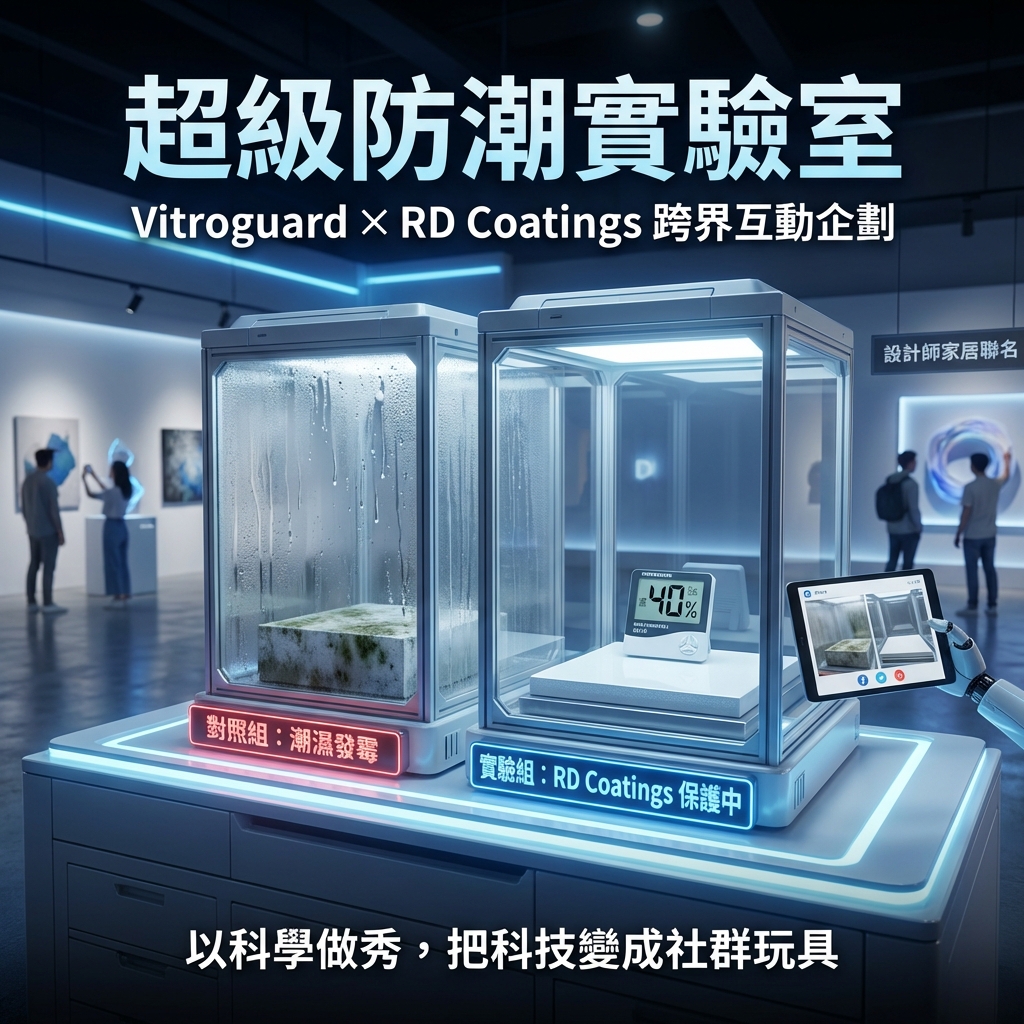 超級防潮實驗室：Vitroguard × RD Coatings 跨界互動企劃